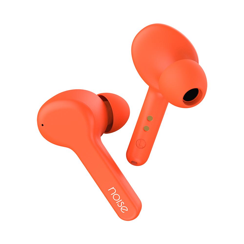 Noise Shots X-Buds Earbuds Only - Peach Orange (Charging Case Not Included)