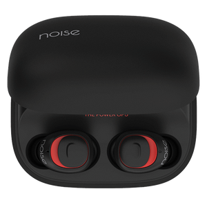 Noise Shots X5 CHARGE Truly Wireless Bluetooth Earbuds Earphones with Charging Case - Hot Black