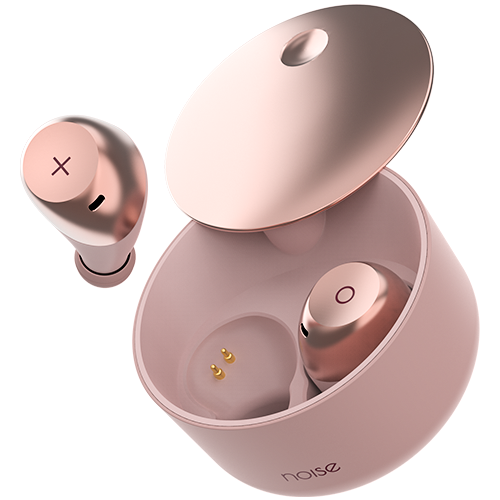 Noise Shots XO True Wireless Earphones with Qualcomm aptX Technology - Rose Gold