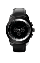 Load image into Gallery viewer, NoiseFit Fusion Hybrid Smart Watch with Leather Strap (Classic Black)
