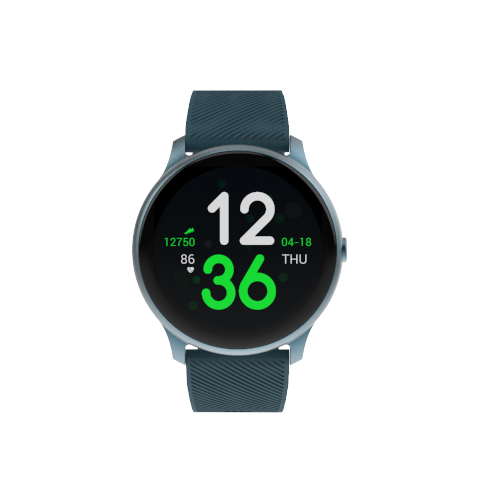NoiseFit Evolve Full Touch Control AMOLED Display Smart Watch - Dusk Blue
