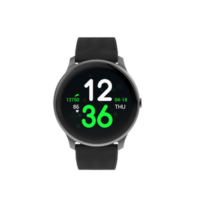 Noise NoiseFit Evolve Full Touch Control Smart Watch with AMOLED Display - Slate Black - StepSetGo-Exclusive