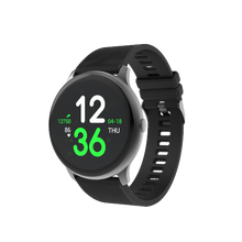 Load image into Gallery viewer, Noise NoiseFit Evolve Full Touch Control Smart Watch with AMOLED Display - Slate Black - StepSetGo-Exclusive
