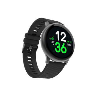 NoiseFit Evolve Full Touch Control AMOLED Display Smart Watch - Slate Black