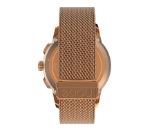 Load image into Gallery viewer, NoiseFit Fusion Hybrid Smartwatch with Metal Strap (Rose Gold)

