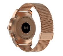 Load image into Gallery viewer, NoiseFit Fusion Hybrid Smartwatch with Metal Strap (Rose Gold)
