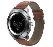 Load image into Gallery viewer, NoiseFit Fusion Hybrid Smart Watch with Leather Strap (Vintage Brown)
