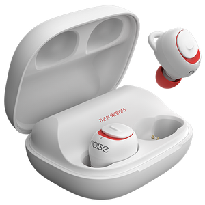 Noise Shots X5 CHARGE Truly Wireless Bluetooth Earbuds Earphones with Charging Case - Candy White